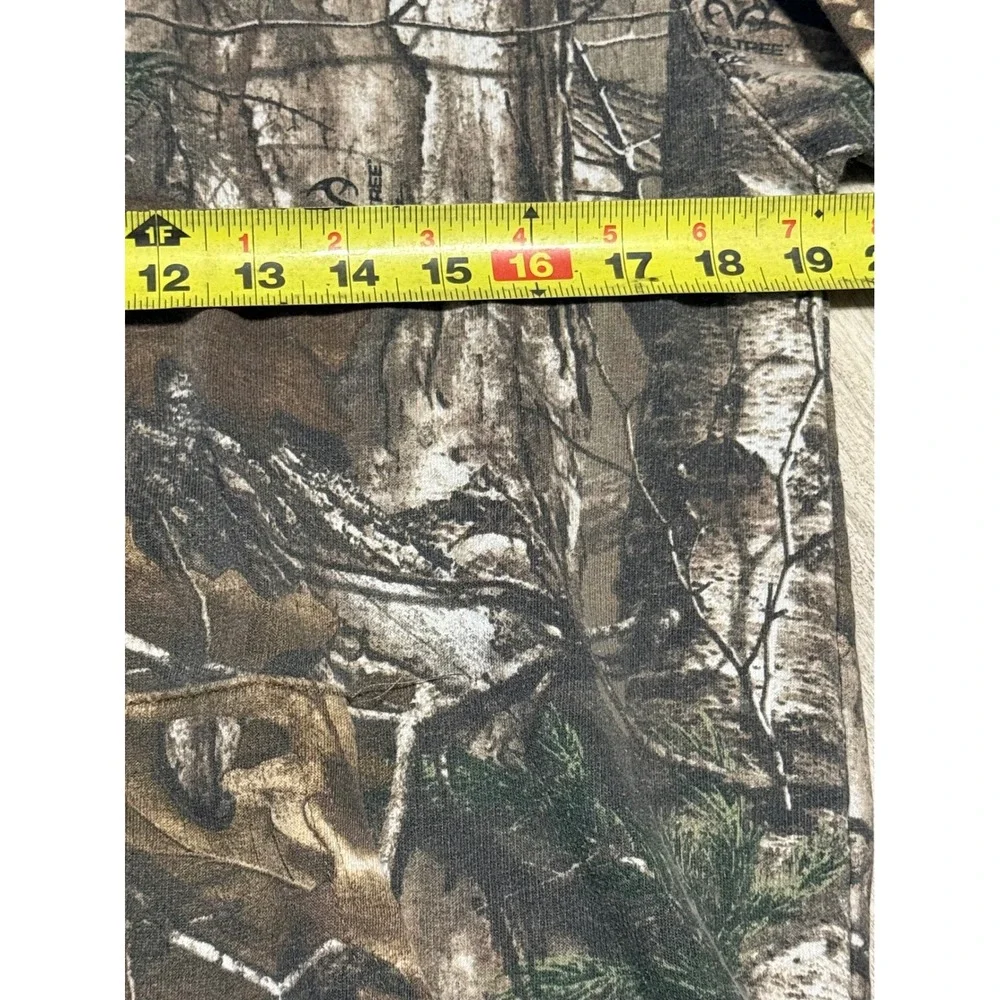 RealTree Camo Hoodie Pink Lined Pocket Sweatshirt Kids Size M 8‎ 10
